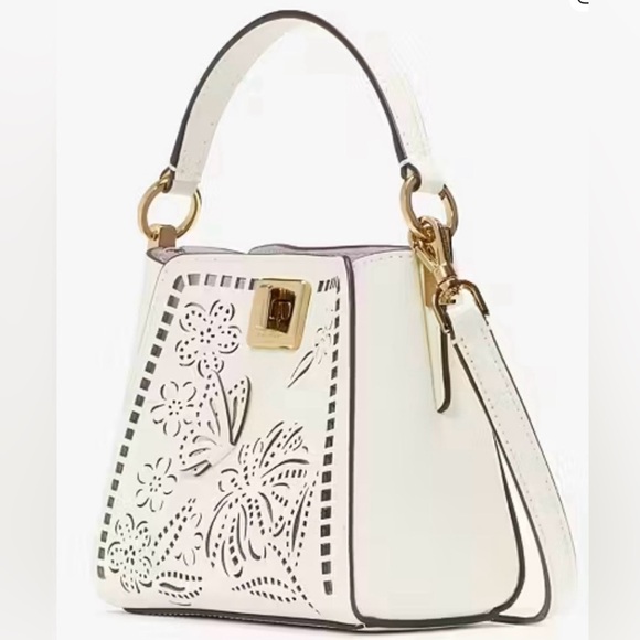 Kate Spade NWT Phoebe Perforates Top Handle and Crossbody Bag - Picture 2 of 4